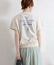 ピグメント染め Dutch78 ラグラン半袖Tシャツ