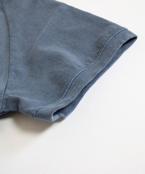 ALL ORDINARIES(オールオーディナリーズ)の「ピグメント染め Dutch78 ラグラン半袖Tシャツ(Tシャツ/カットソー・レディース・ネイビー/ライトグレー/イエロー/アイボリー・S/M/L/XL)」の16枚目の写真