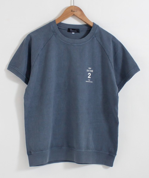 ALL ORDINARIES(オールオーディナリーズ)の「ピグメント染め Dutch78 ラグラン半袖Tシャツ(Tシャツ/カットソー・レディース・ネイビー/ライトグレー/イエロー/アイボリー・S/M/L/XL)」の19枚目の写真