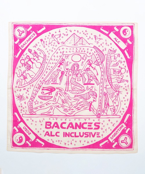 AlexanderLeeChang（アレキサンダーリーチャン）の「BLC EGYPT BANDANA（バンダナ/スカーフ・メンズ・ピンク/グリーン/ブルー・ONESIZE）」の3枚目の写真