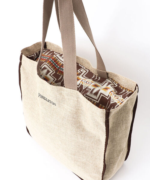 PENDLETON(ペンドルトン)の「【PENDLETON/ペンドルトン】SUMMER TOTE PDT-000-231017(トートバッグ・メンズ・ベージュ/ブラック・FREE)」の16枚目の写真