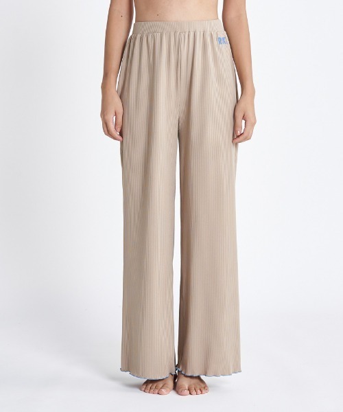 ROXY(ロキシー)の「LAGOON PANTS/ロキシーラッシュガードボトムス(ラッシュガード・レディース・ベージュ/グリーン/ブラック・SMALL/MEDIUM/LARGE)」の1枚目の写真