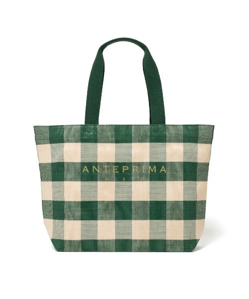 祝開店！大放出セール開催中 ANTEPRIMA/MISTO（アンテプリマミスト）の「タータン ラフィア バッグ