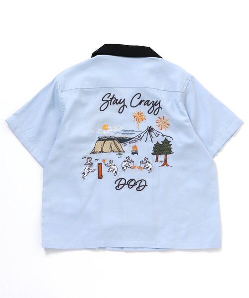 BREEZE（ブリーズ）の「DODコラボ ギガボウラーシャツ（コドモ）（シャツ/ブラウス・キッズ・カーキ/サックスブルー/イエロー・110/90/150/130/80/100/140/120）」の13枚目の写真