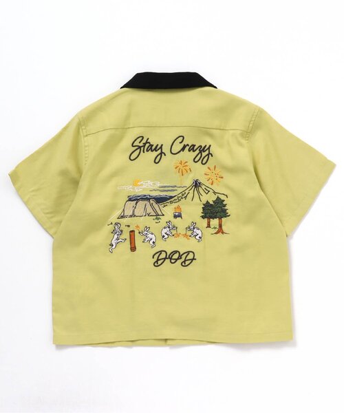 BREEZE（ブリーズ）の「DODコラボ ギガボウラーシャツ（コドモ）（シャツ/ブラウス・キッズ・カーキ/サックスブルー/イエロー・110/90/150/130/80/100/140/120）」の6枚目の写真
