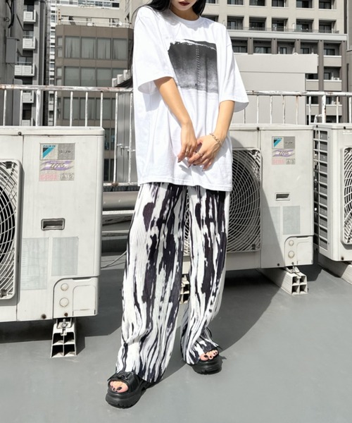 セール】【LVEU.】タイダイ柄プリーツパンツ / ボトムス パンツ