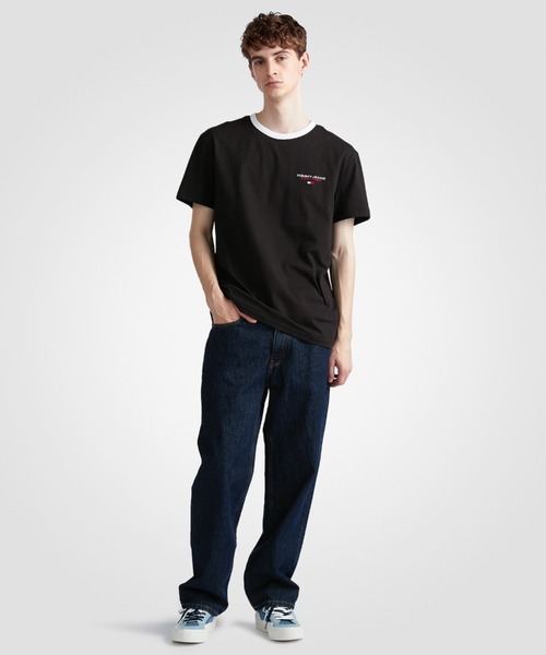 tommy jeans(トミー ジーンズ)の「クラシックコントラストカラーTシャツ(Tシャツ/カットソー・メンズ・ブラック・LARGE/MEDIUM/SMALL/X-LARGE)」の2枚目の写真
