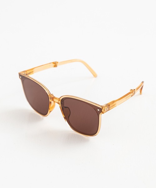 Rocky Monroe(ロッキーモンロー)の「ウェリントン型UVカット折りたたみサングラス(サングラス・メンズ・ピンク/ブルー/ブラック/カーキ・FREE)」の13枚目の写真