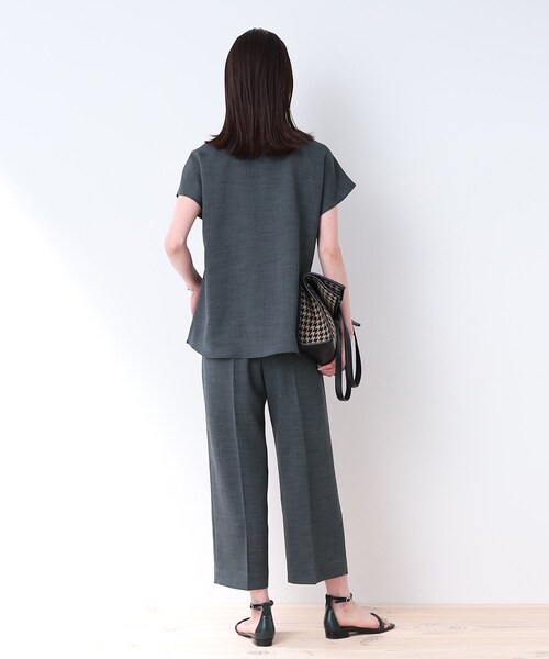 未使用✴︎INDIVI VAI インディヴィ ヴァイ リネン 麻 ゆったりブラウス INDIVI｜インディヴィのシャツ/ブラウス（リネン・麻）通販