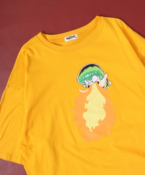 うる星やつら(ウルセイヤツラ)の「うる星やつら 半袖 Tシャツ(Tシャツ/カットソー・メンズ・ブラック/ホワイト系その他/エメラルド/オレンジ/ネイビー/ホワイト・LL/L/M)」の6枚目の写真