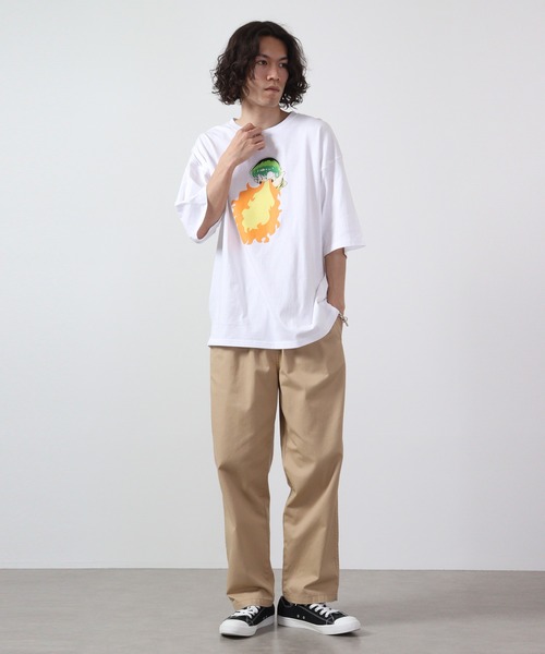 うる星やつら(ウルセイヤツラ)の「うる星やつら 半袖 Tシャツ(Tシャツ/カットソー・メンズ・ブラック/ホワイト系その他/エメラルド/オレンジ/ネイビー/ホワイト・LL/L/M)」の15枚目の写真