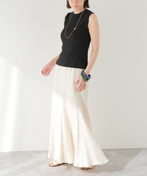 IENA（イエナ）の「キュプラサテンエスカルゴスカート（スカート  