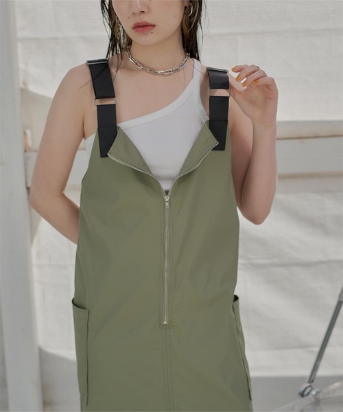miette(ミエット)の「サロペットスカート(ジャンパースカート・レディース・ブラック・FREE)」の5枚目の写真