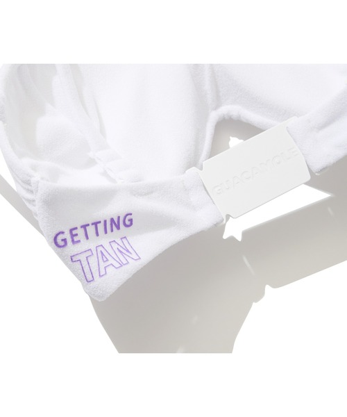 GUACAMOLE（ガカモレ）の「FUNCTIONAL PILE BRIDGE PUSH UP BRA BIKINI（水着・レディース・ホワイト/パープル/ブラック・M）」の4枚目の写真