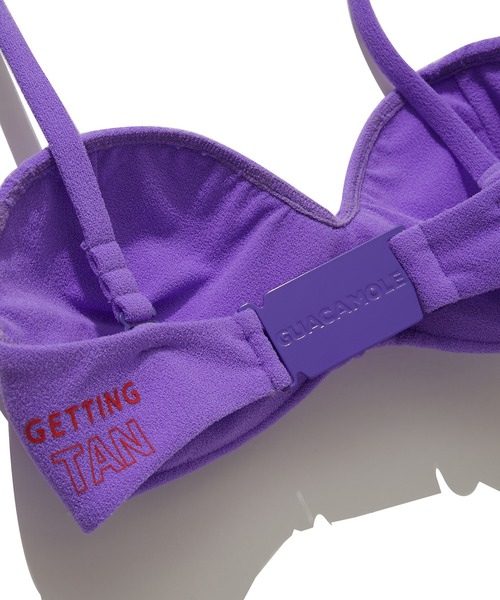 GUACAMOLE（ガカモレ）の「FUNCTIONAL PILE BRIDGE PUSH UP BRA BIKINI（水着・レディース・ホワイト/パープル/ブラック・M）」の12枚目の写真