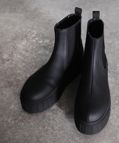 Java(ジャバ)の「《JaVaジャバ コラボ》冬のトレンドアイテム!厚底ソールサイドゴアチェルシーブーツ(ブーツ・レディース・ブラック/ホワイト・X-LARGE/LARGE/SMALL/MEDIUM)」の14枚目の写真