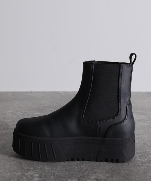 Java(ジャバ)の「《JaVaジャバ コラボ》冬のトレンドアイテム!厚底ソールサイドゴアチェルシーブーツ(ブーツ・レディース・ブラック/ホワイト・X-LARGE/LARGE/SMALL/MEDIUM)」の15枚目の写真