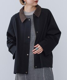 襟コーデュロイ ブルゾン