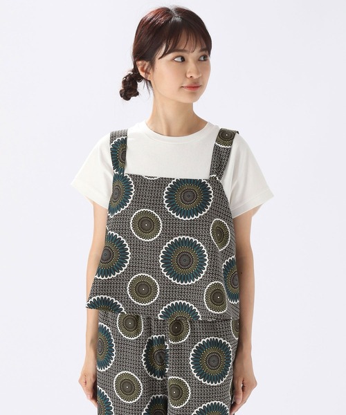 moyan ecri(モヤン エクリ)の「【moyan】コラボキャミトップス(キャミソール・レディース・ブラック/オレンジ/ブラウン・FREE)」の9枚目の写真