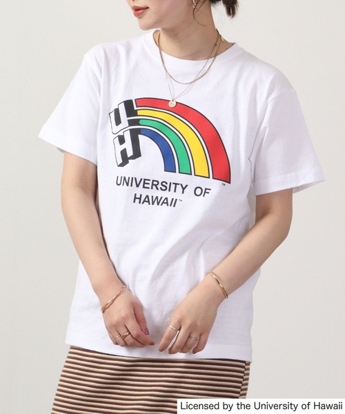 FUNALIVE(ファンアライブ)の「HAWAII 半袖Tシャツ(Tシャツ/カットソー・メンズ・ブラック/ホワイト系/グレー/ホワイト/グレー系・XL/M/L/S)」の1枚目の写真