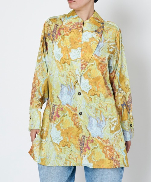 PONTI Mineral Print Shirt