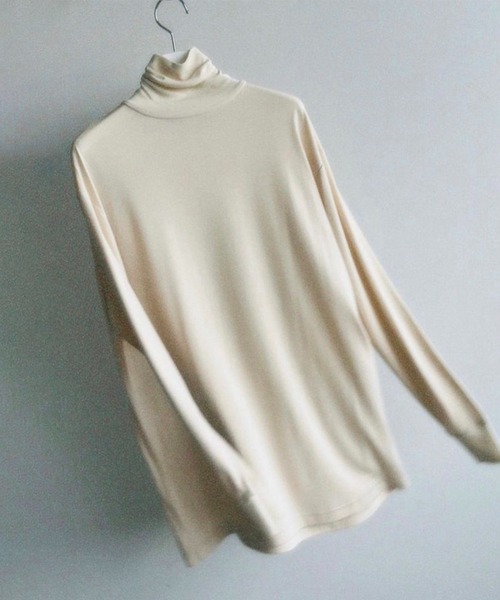 CLANE(クラネ)の「H/N SOFT CUT TOPS(Tシャツ/カットソー・レディース・ホワイト/ブラック/アイボリー・1/2)」の22枚目の写真