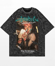 ライトニングプリント ウォッシュドTシャツ 000000003756_uM6Pe32.jpg