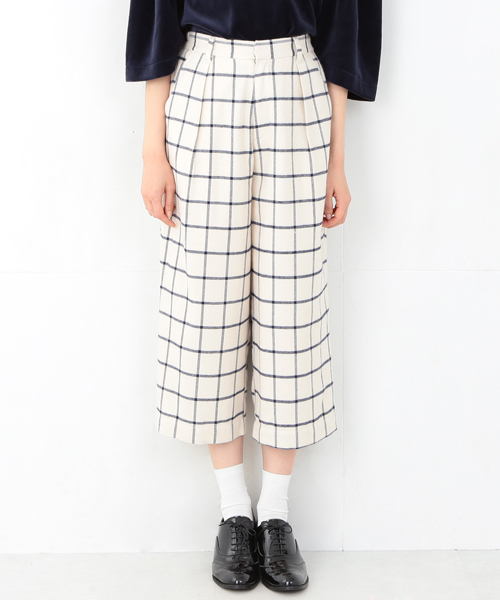 CAROLINA GLASER（カロリナ グレイサー）の「CAROLINA GLASER / チェックパンツ（その他パンツ・レディース・ホワイト/グレー・ONE SIZE）」の19枚目の写真