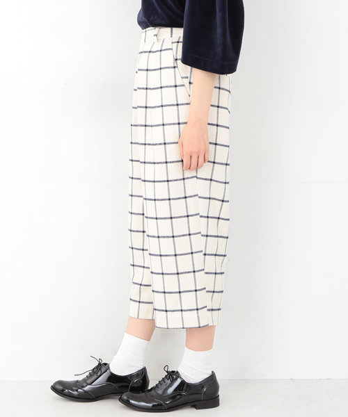 CAROLINA GLASER（カロリナ グレイサー）の「CAROLINA GLASER / チェックパンツ（その他パンツ・レディース・ホワイト/グレー・ONE SIZE）」の21枚目の写真