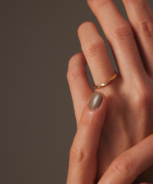 CENE（セネ）の「【CENE】セネ/シェイブリング（リング・レディース・ゴールド/シルバー・#11/#9）」の2枚目の写真