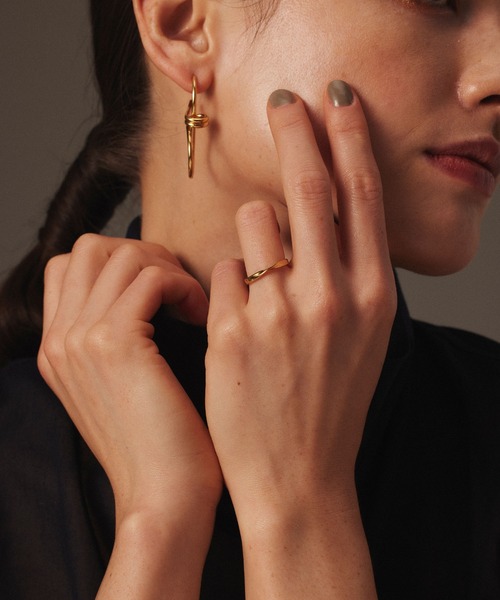 CENE（セネ）の「【CENE】セネ/シェイブリング（リング・レディース・ゴールド/シルバー・#11/#9）」の8枚目の写真