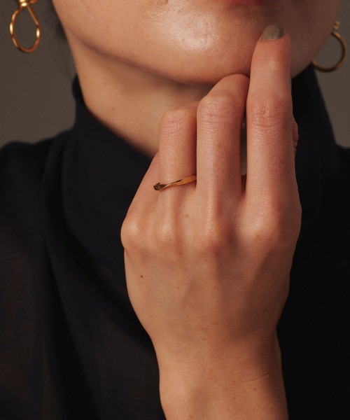 CENE（セネ）の「【CENE】セネ/シェイブリング（リング・レディース・ゴールド/シルバー・#11/#9）」の9枚目の写真