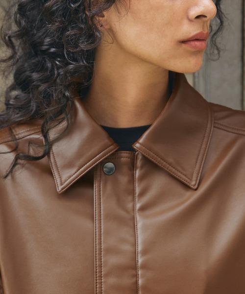 MSG（エムエスジー）の「Buyer's Select/合成皮革 ショートブルゾン