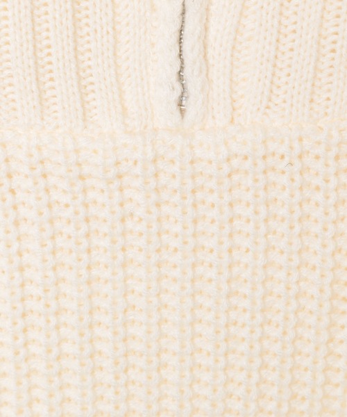 Heather（ヘザー）の「ハーフZIPニットプルオーバー　979632（ニット/セーター・レディース・アイボリー/グレー/ブラック・FREE）」の22枚目の写真