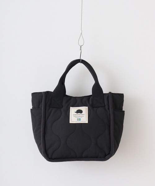 SCANDINAVIAN FOREST（スカンジナビアン・フォレスト）の「SCANDINAVIAN FOREST　ウェーブキルトミニトート（トートバッグ・メンズ・オフホワイト/カーキ/ブラック/カーキ系/ブラック系/グレイッシュベージュ/グレー/グリーン系その他/ブラック系1・F/FREE）」の10枚目の写真