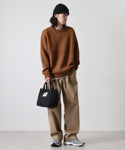 SCANDINAVIAN FOREST（スカンジナビアン・フォレスト）の「SCANDINAVIAN FOREST　ウェーブキルトミニトート（トートバッグ・メンズ・オフホワイト/カーキ/ブラック/カーキ系/ブラック系/グレイッシュベージュ/グレー/グリーン系その他/ブラック系1・F/FREE）」の14枚目の写真