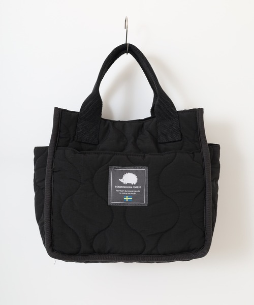 SCANDINAVIAN FOREST（スカンジナビアン・フォレスト）の「SCANDINAVIAN FOREST　ウェーブキルトミニトート（トートバッグ・メンズ・オフホワイト/カーキ/ブラック/カーキ系/ブラック系/グレイッシュベージュ/グレー/グリーン系その他/ブラック系1・F/FREE）」の17枚目の写真
