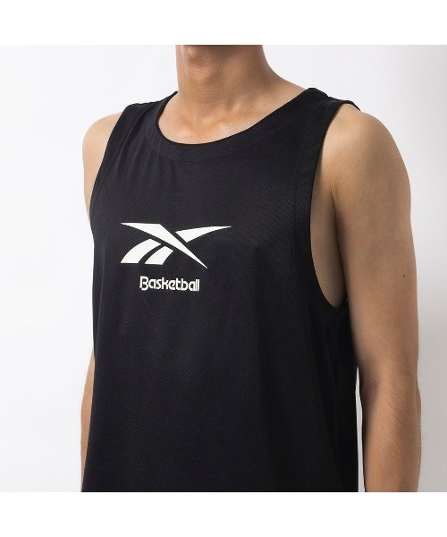 Reebok(リーボック)の「バスケットボール メッシュ タンク / BB ID MESH TANK(タンクトップ・メンズ・ブラック・X-LARGE/LARGE/XX-LARGE/SMALL/X-SMALL/MEDIUM)」の3枚目の写真