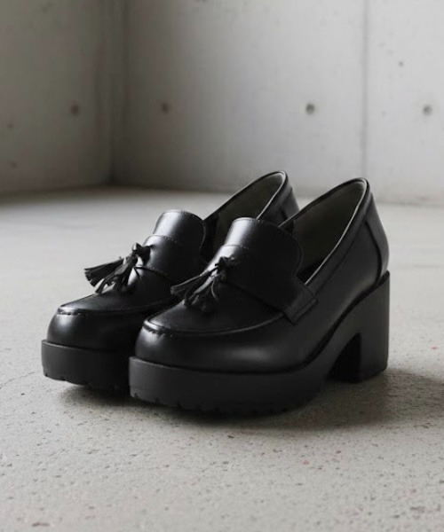LibertyDoll(リバティードール)の「大きいサイズ 軽量厚底 7.5cmハイソールローファー(ローファー・メンズ・ブラック系1/ブラック系3/ブラック系2/ブラック系4/ブラック系5/ブラック系6・41/43/45)」の6枚目の写真