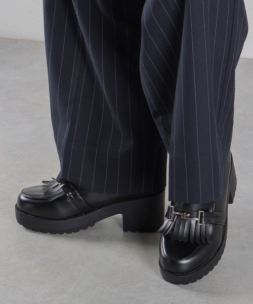 LibertyDoll(リバティードール)の「大きいサイズ 軽量厚底 7.5cmハイソールローファー(ローファー・メンズ・ブラック系1/ブラック系3/ブラック系2/ブラック系4/ブラック系5/ブラック系6・41/43/45)」の12枚目の写真