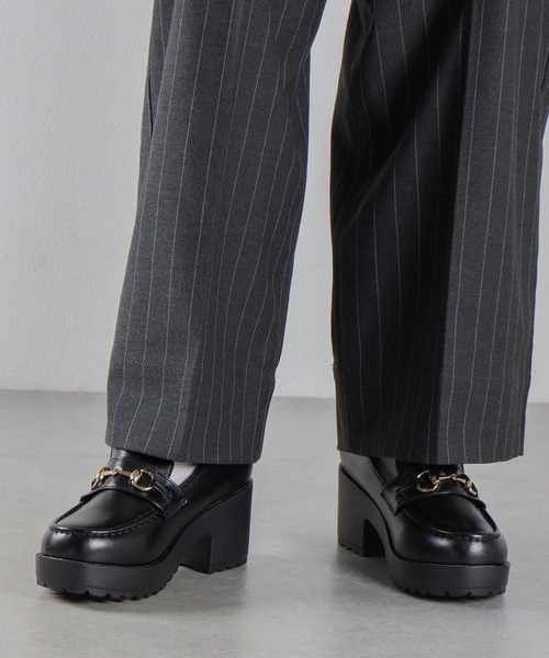 LibertyDoll(リバティードール)の「大きいサイズ 軽量厚底 7.5cmハイソールローファー(ローファー・メンズ・ブラック系1/ブラック系3/ブラック系2/ブラック系4/ブラック系5/ブラック系6・41/43/45)」の9枚目の写真