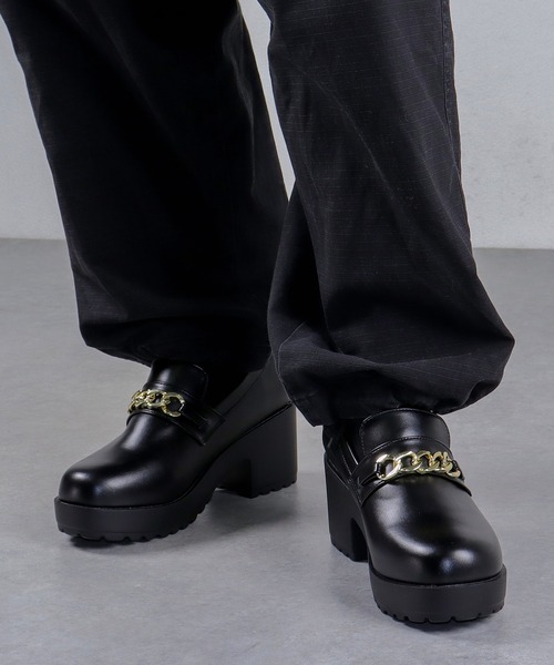 LibertyDoll(リバティードール)の「大きいサイズ 軽量厚底 7.5cmハイソールローファー(ローファー・メンズ・ブラック系1/ブラック系3/ブラック系2/ブラック系4/ブラック系5/ブラック系6・41/43/45)」の13枚目の写真