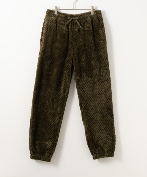 NAVY(ネイビー)の「NAVY パイナップルボアイージーパンツ(その他パンツ・メンズ・チャコールグレー/ブラック/カーキ/ベージュ・M/L/XL)」の4枚目の写真
