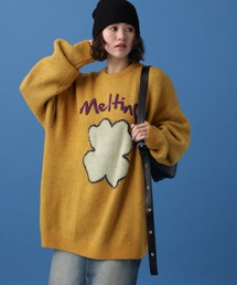 PBLIM | PAGEBOYLIM/クローバーモチーフニット(ニット/セーター)