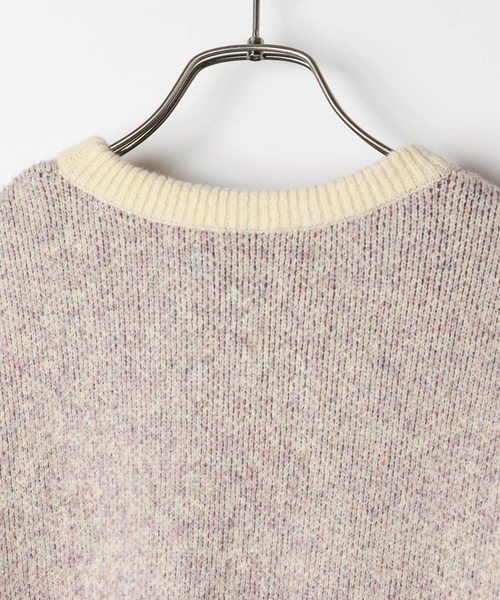 PBLIM(ページボーイリム)の「PBLIM/クローバーモチーフニット(ニット/セーター・レディース・ネイビー/オフホワイト/イエロー/ブルー・FREE)」の9枚目の写真