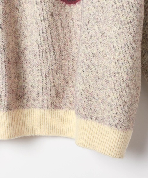 PBLIM(ページボーイリム)の「PBLIM/クローバーモチーフニット(ニット/セーター・レディース・ネイビー/オフホワイト/イエロー/ブルー・FREE)」の11枚目の写真