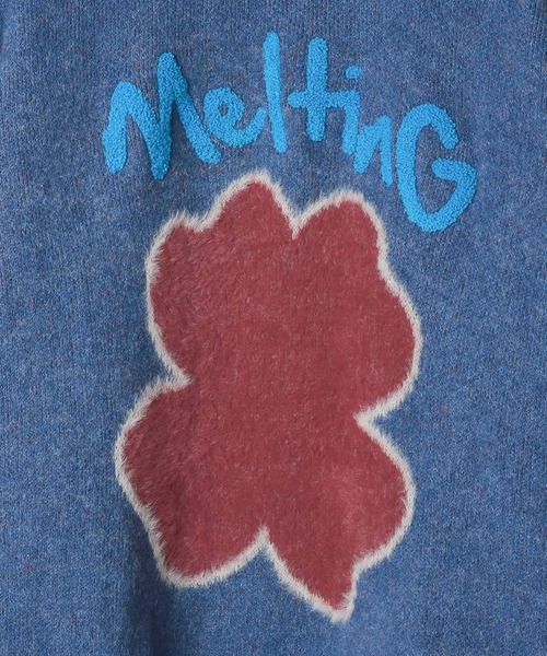 PBLIM(ページボーイリム)の「PBLIM/クローバーモチーフニット(ニット/セーター・レディース・ネイビー/オフホワイト/イエロー/ブルー・FREE)」の16枚目の写真