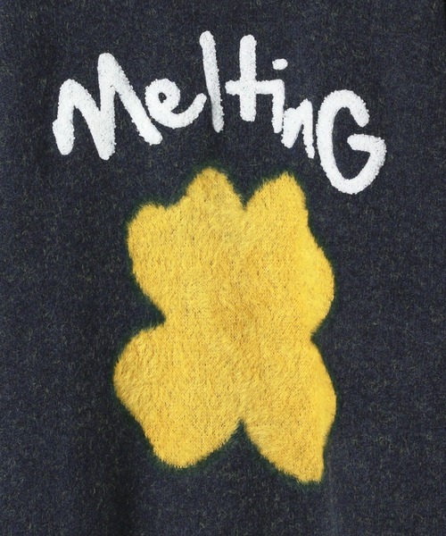 PBLIM(ページボーイリム)の「PBLIM/クローバーモチーフニット(ニット/セーター・レディース・ネイビー/オフホワイト/イエロー/ブルー・FREE)」の18枚目の写真