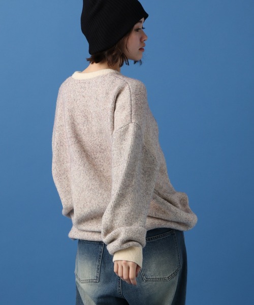 PBLIM(ページボーイリム)の「PBLIM/クローバーモチーフニット(ニット/セーター・レディース・ネイビー/オフホワイト/イエロー/ブルー・FREE)」の22枚目の写真