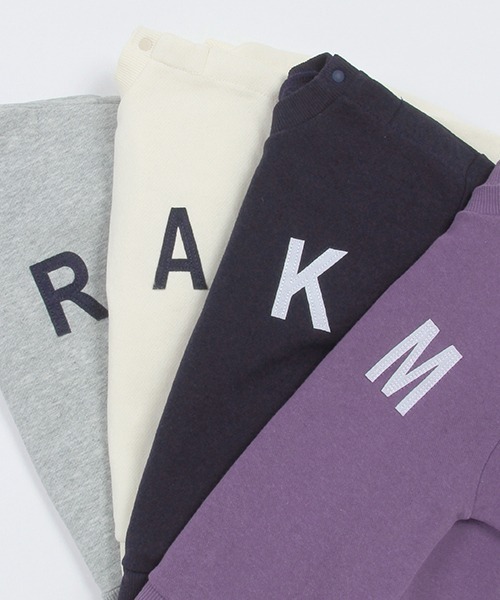 petit main(プティマイン)の「【& Re】ワンポイント裏起毛トレーナー(スウェット・キッズ・アイボリー/ネイビー/パープル/トップグレー/グリーン・100cm/120cm/130cm/110cm/90cm/80cm)」の8枚目の写真